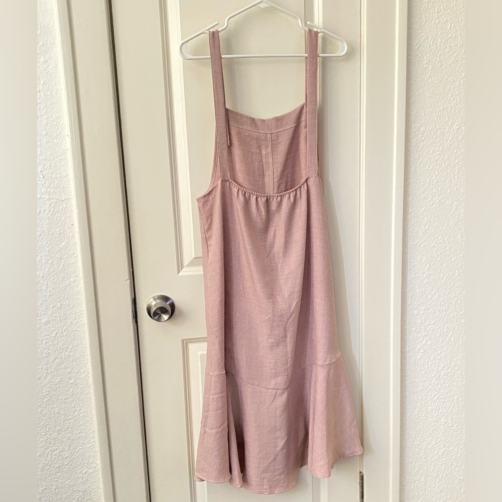 Easel blush pink midi dress, size S. - Picture 3 of 6
